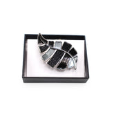 Magneet broche nr 257 fantasy zilverkleurig