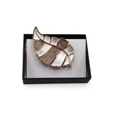 Magneet broche nr 261 fantasy goudkleurig