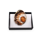 Magneet broche nr 268 fantasy goudkleurig