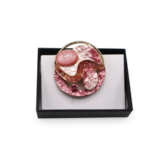 Magnetbrosche Nr. 277 Fantasie Goldfarben