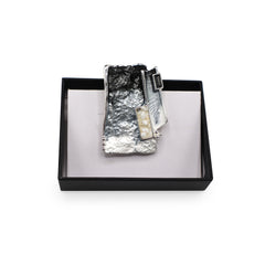 Magneet broche nr 288 fantasy zilverkleurig