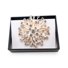 Magneet broche nr 174 fantasy goudkleurig