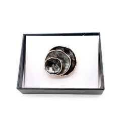 Magneet broche nr 216 fantasy goudkleurig