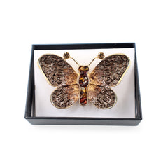 Magneet broche nr 217 fantasy goudkleurig