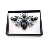 Magnetbrosche Nr. 178 Fantasie Silberfarben