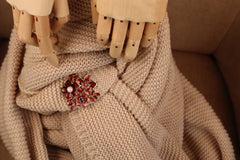 Magnetbrosche Nr. 118 Fantasie Goldfarben