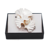 Magneet broche nr 156 fantasy goudkleurig