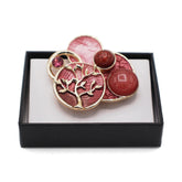 Magneet broche nr 99 fantasy goudkleurig