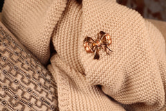 Magnetbrosche Nr. 103 Fantasie Goldfarben