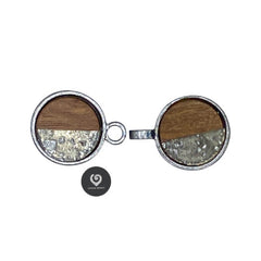 glitter trasparente in resina di legno