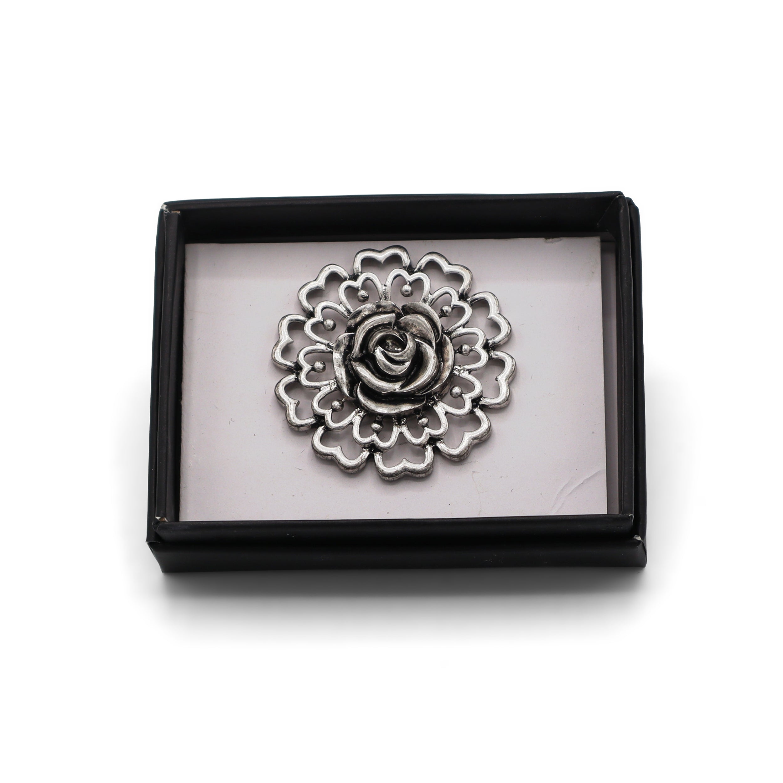 Magneet broche sunshine rose