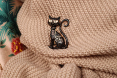 Magneet broche nr 41 fantasy goudkleurig