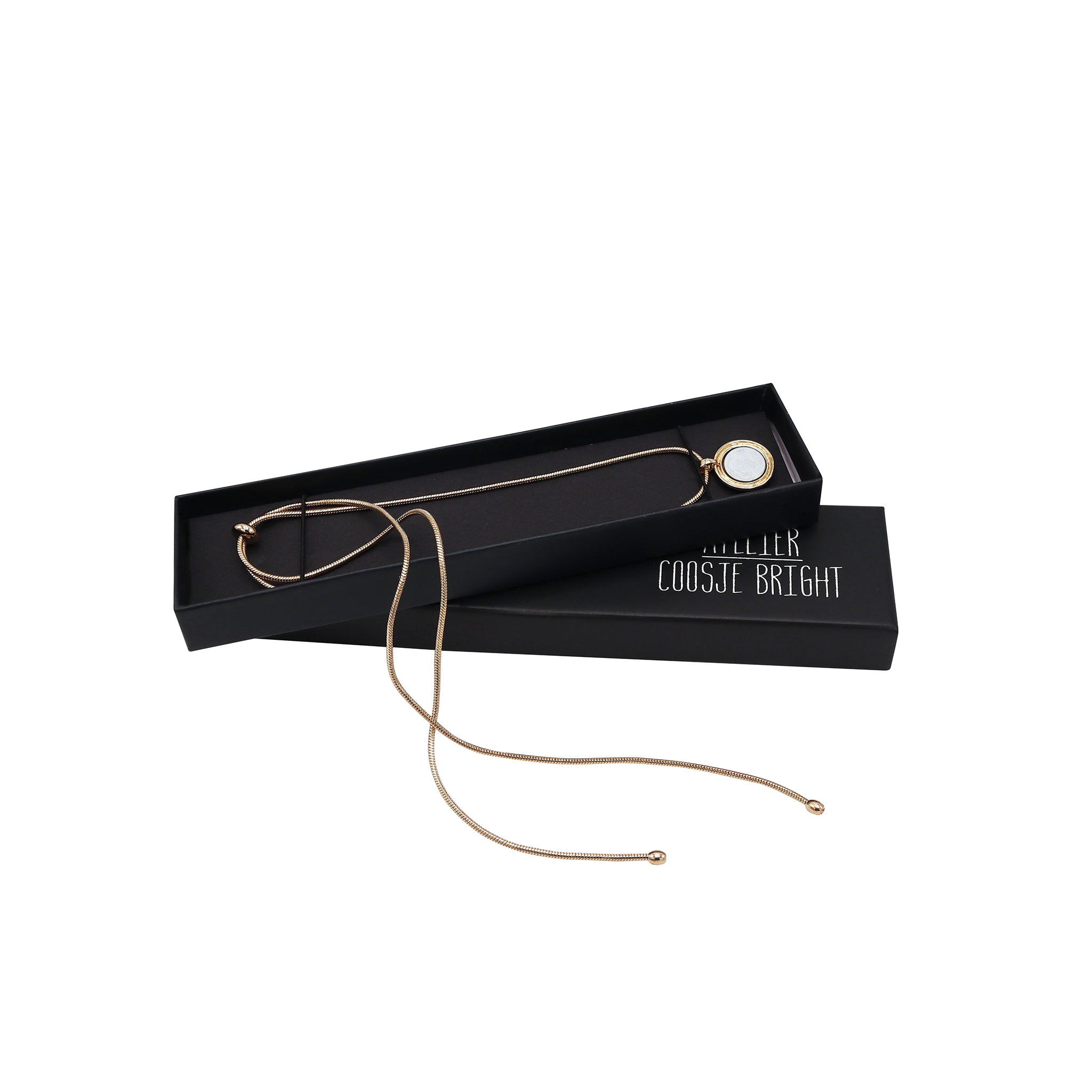 Magneet ketting goudkleurig