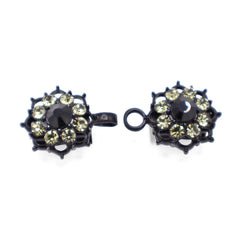 Bellagio schwarz mit klaren Steinen