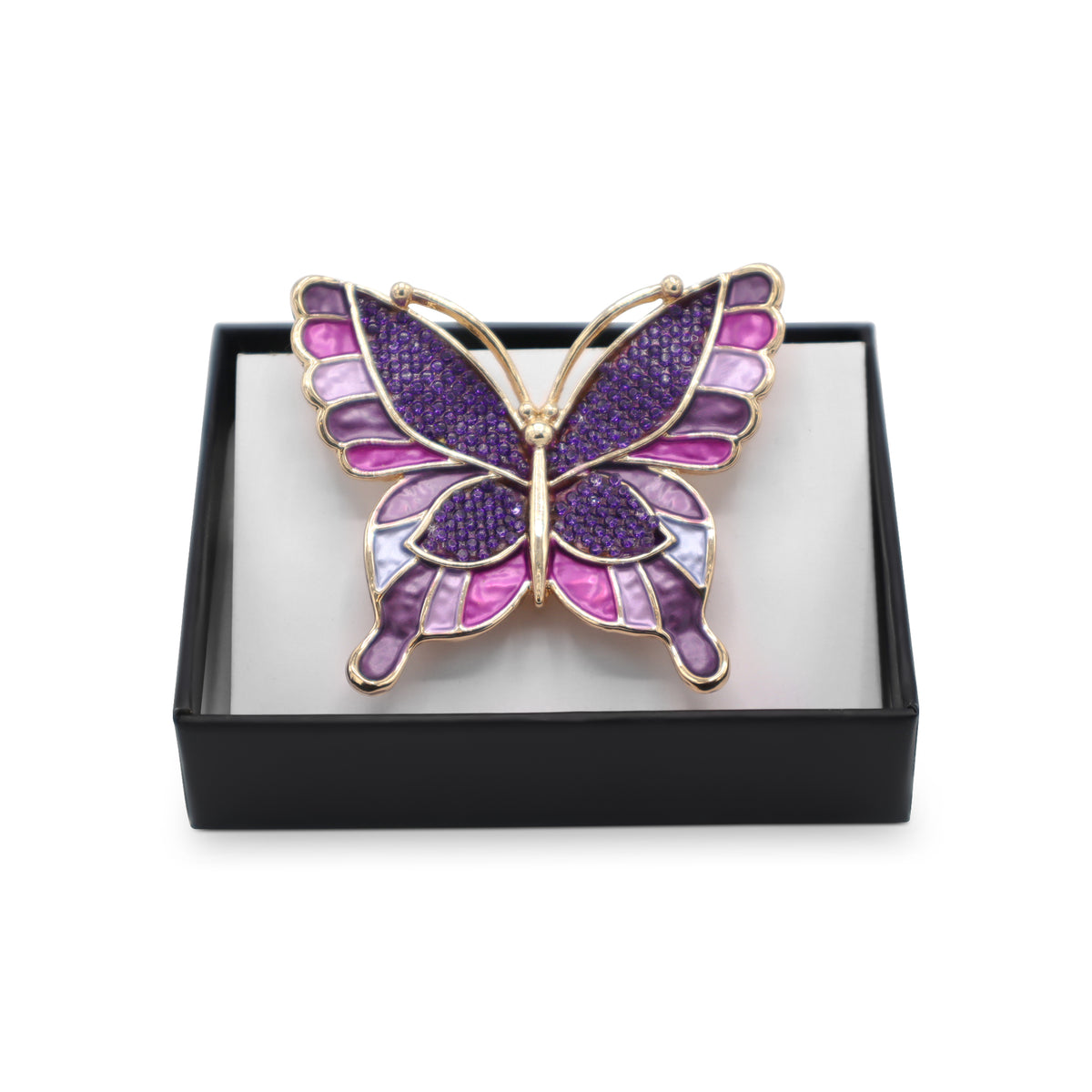  Magnetbrosche Nr.300  Fantasie Goldfarben