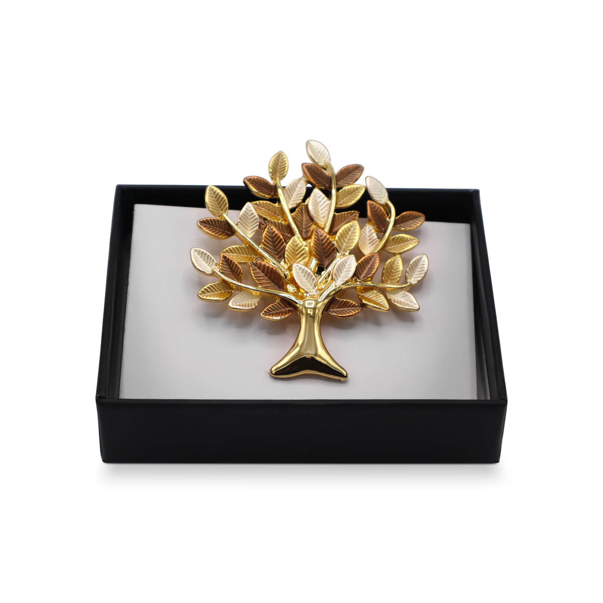 Magneet broche nr 309 fantasy goudkleurig