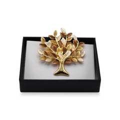 Magneet broche nr 309 fantasy goudkleurig