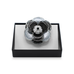 Magneet broche nr 314 fantasy zilverkleurig