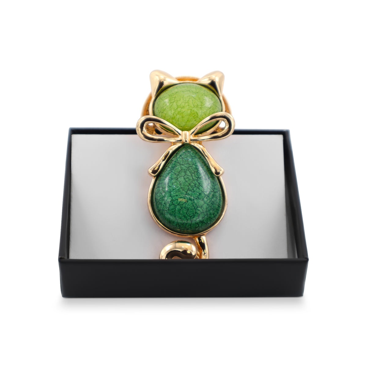 Magneet broche nr 322 fantasy goudkleurig