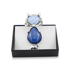 Magneet broche nr 324 fantasy zilverkleurig