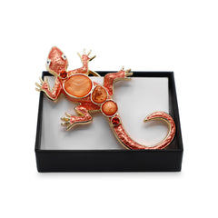 Magneet broche nr 327 fantasy goudkleurig