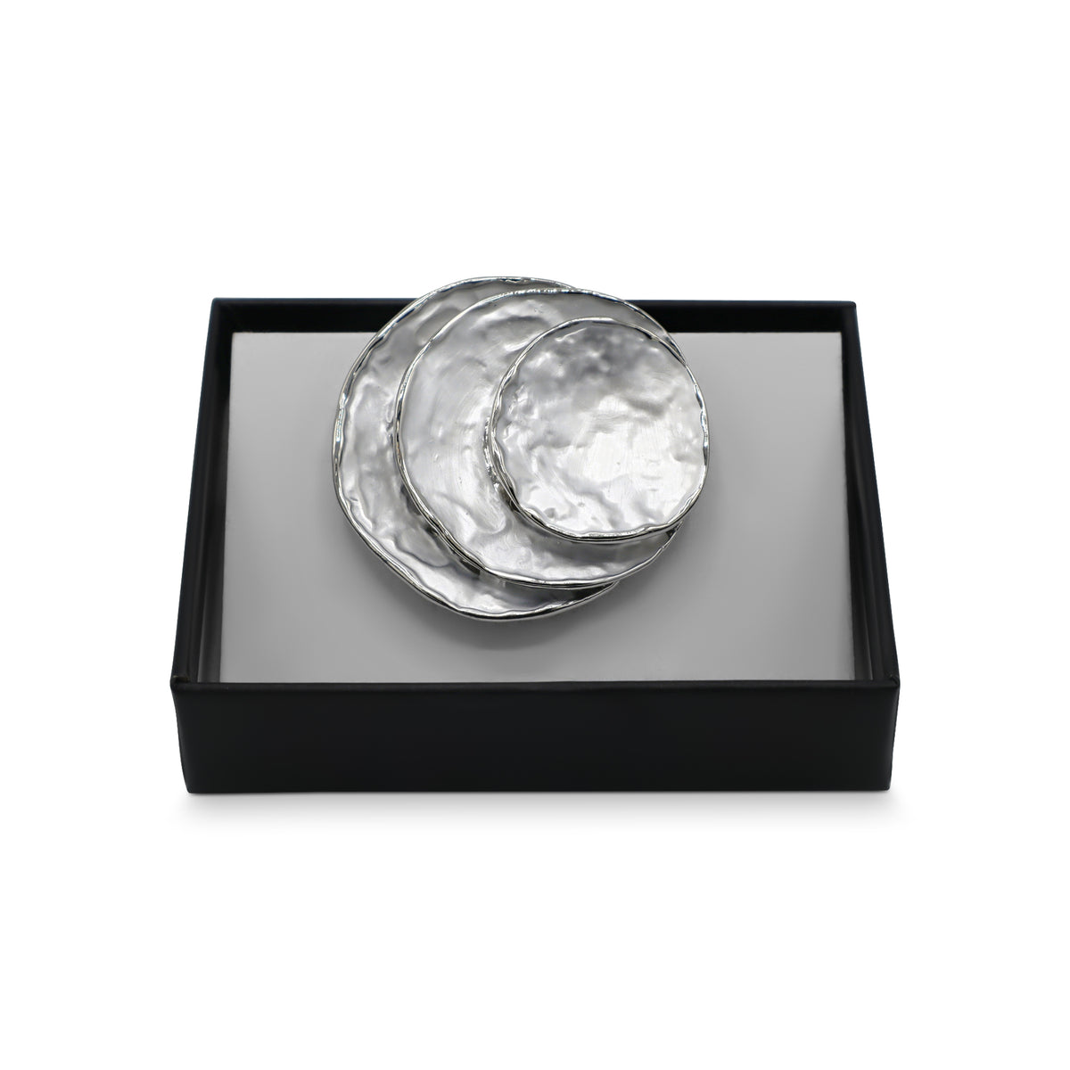 Magneet broche nr 334 fantasy zilverkleurig