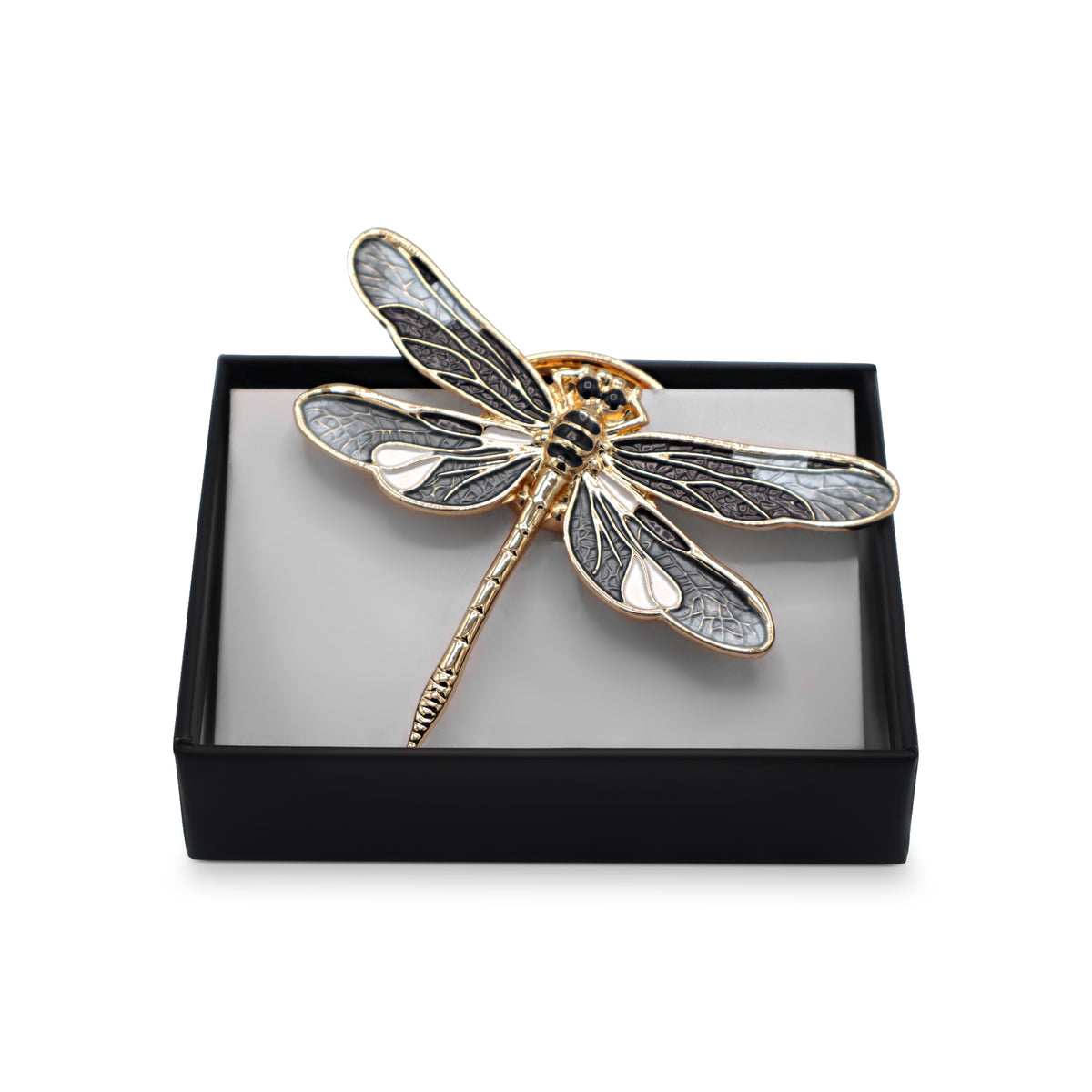 Magneet broche nr 336 fantasy goudkleurig