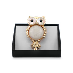 Magneet broche nr 345 fantasy goudkleurig