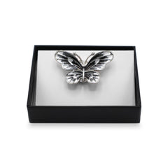 Magneet broche nr 348 fantasy zilverkleurig