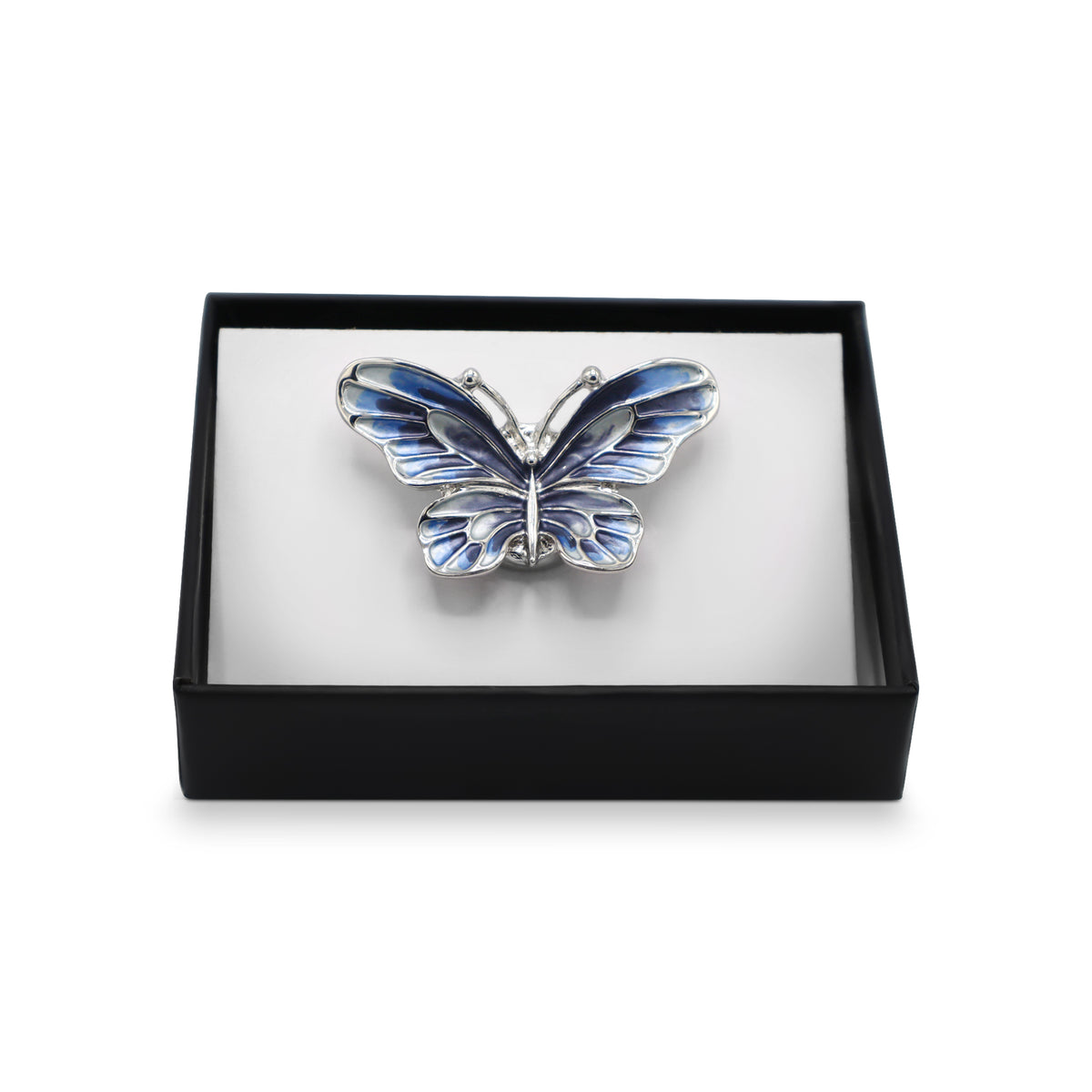 Magneet broche nr 350 fantasy zilverkleurig