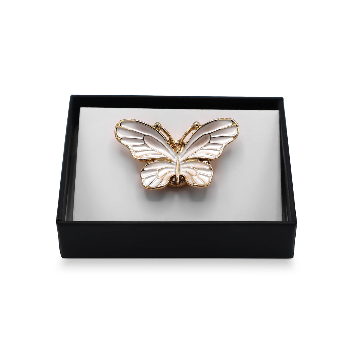 Magneet broche nr 351 fantasy goudkleurig