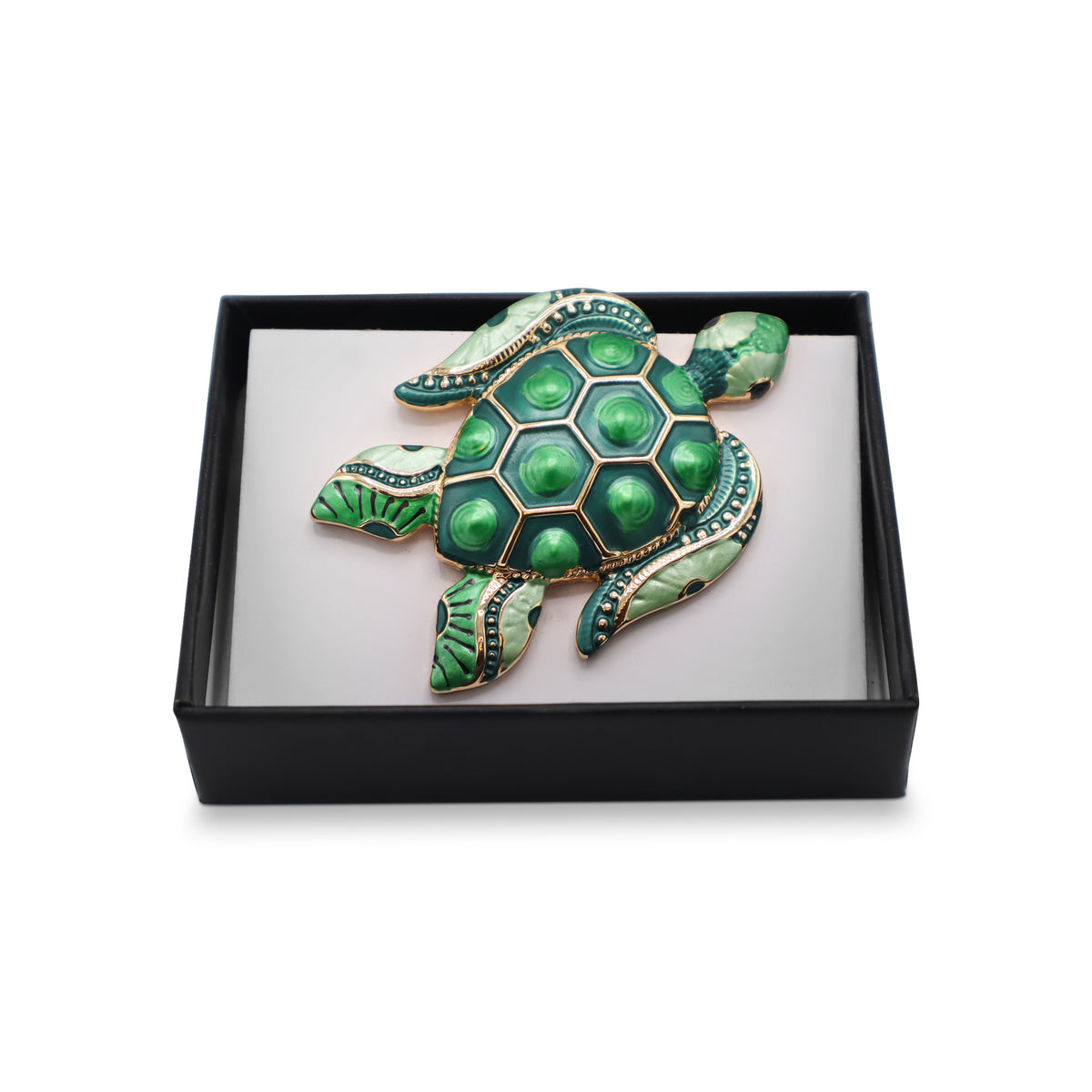 Magneet broche nr 360 fantasy goudkleurig