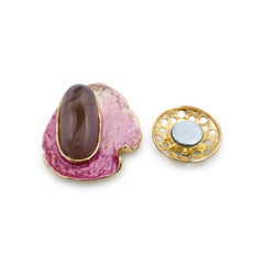 Magneet broche nr 365 fantasy goudkleurig