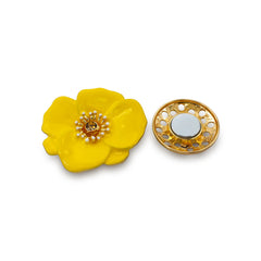  Magnetbrosche Nr.399 Fantasie Goldfarben