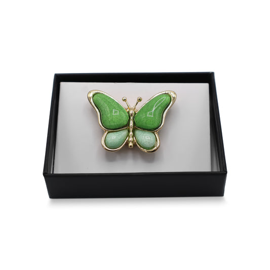 Magneet broche nr 410 fantasy goudkleurig