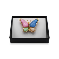 Magneet broche nr 411 fantasy goudkleurig