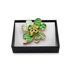 Magneet broche nr 416 fantasy goudkleurig