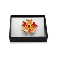 Magneet broche nr 428 fantasy goudkleurig