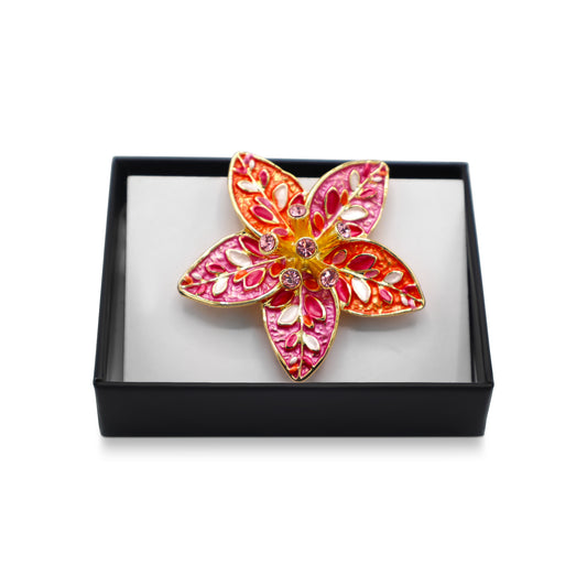 Magneet broche nr 431 fantasy goudkleurig