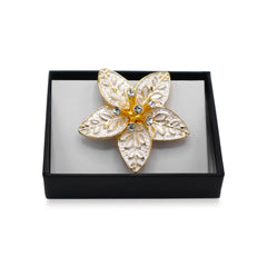 Magneet broche nr 433 fantasy goudkleurig