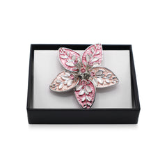 Magneet broche nr 434 fantasy zilverkleurig