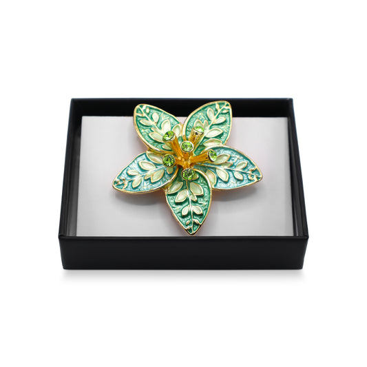 Magneet broche nr 435 fantasy goudkleurig
