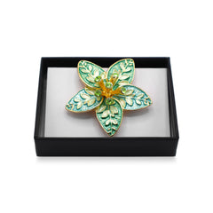 Magneet broche nr 435 fantasy goudkleurig