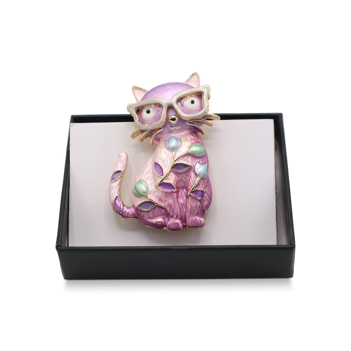 Magneet broche nr 441 fantasy goudkleurig