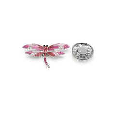 Magneet broche nr 445 fantasy zilverkleurig