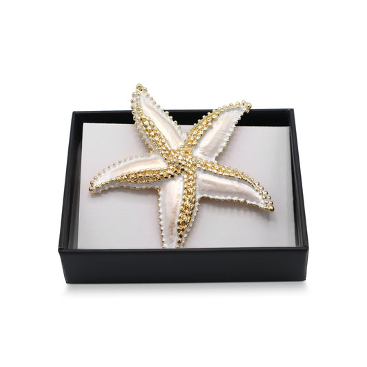 Magneet broche nr 465 fantasy goudkleurig