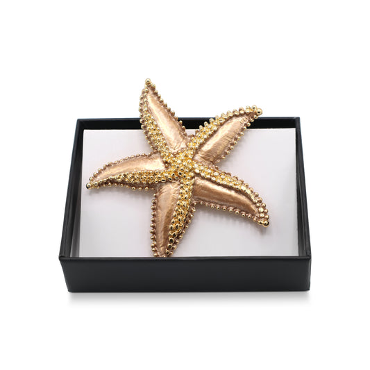 Magneet broche nr 466 fantasy goudkleurig