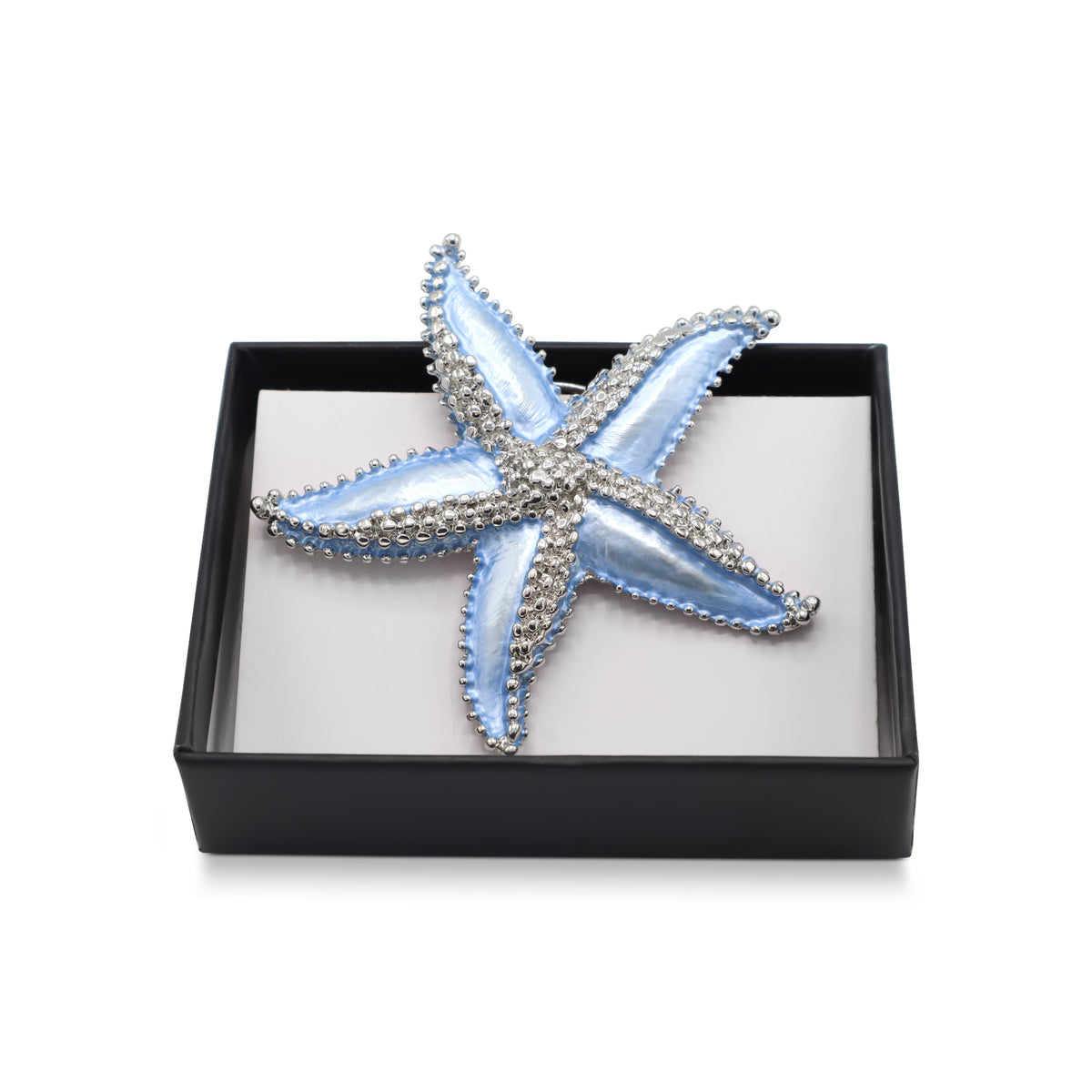 Magneet broche nr 468 fantasy zilverkleurig