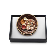 Magneet broche nr 487 fantasy goudkleurig