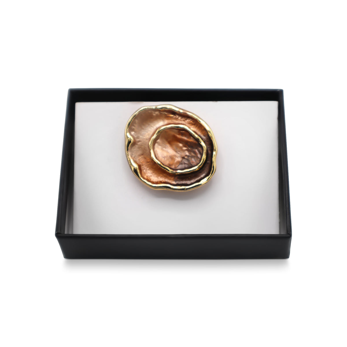 Broche magnétique n° 468, style fantaisie, couleur argentée